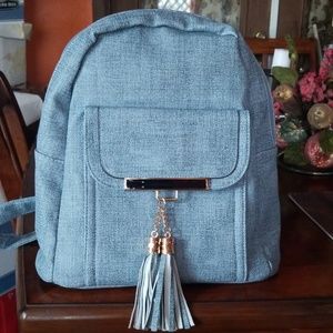 Blue backpack
